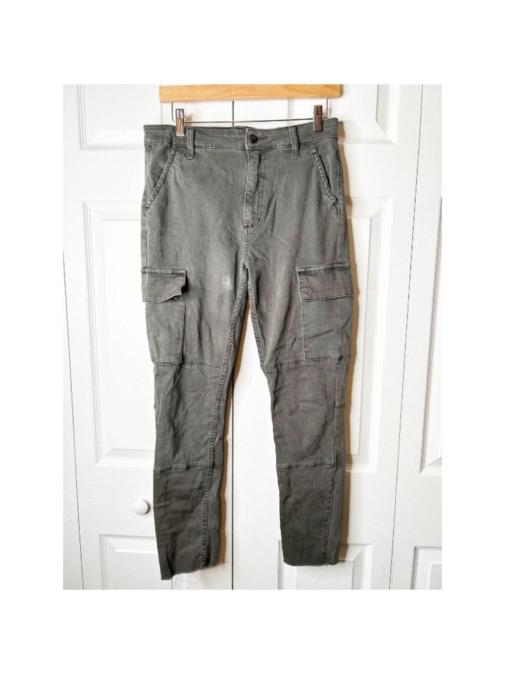 Joe's Jeans The Charlie Grey Denim Side Pocket Ankle Pants Women's Size 30